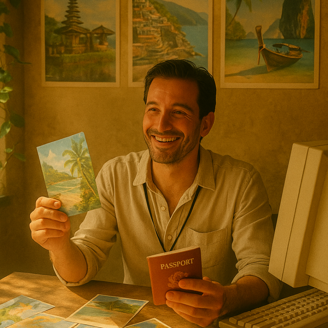 Travel Agent illustration